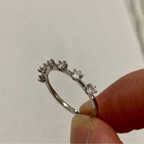 6 Stone 925 Ring Size 7 - Picture 8 of 12